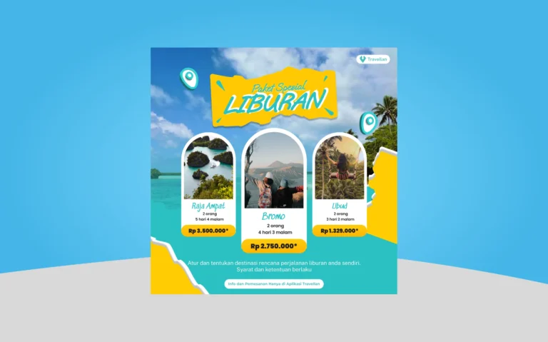 Travellan adalah travel agency yang menyediakan solusi lengkap untuk semua kebutuhan perjalanan, mulai dari perencanaan hingga pelaksanaan. Tidak hanya wisata di Indonesia bahkan melayani perjalanan wisata luar Indonesia.